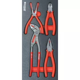   DRAKKAR szerszámokkal feltöltött habmodul, fémhatású felület (84270)