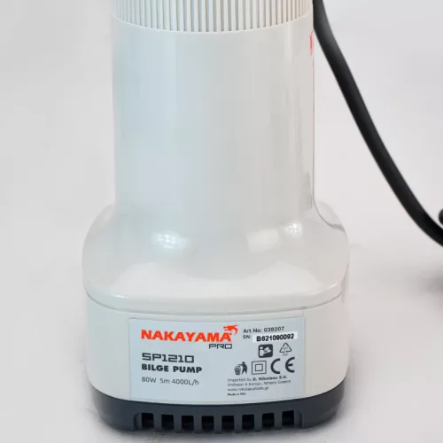 NAKAYAMA PRO szivattyú 12V/DC, 80W, 5M, 4000L/óra (SP1210)