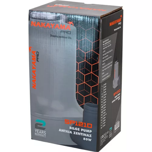 NAKAYAMA PRO szivattyú 12V/DC, 80W, 5M, 4000L/óra (SP1210)
