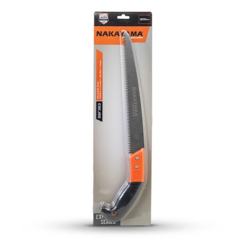 NAKAYAMA ágfűrész, egyenes , 300mm - 8tpi 1.0mm ,  háromszoros fogazattal és kétkomponensű nyéllel (SSF353)