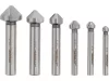 STHOR Süllyesztőfúró készlet fémhez 6 részes, 6,3–20,5 mm, HSS (22710)