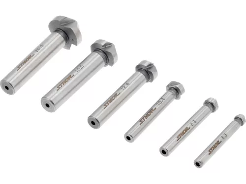 STHOR Süllyesztőfúró készlet fémhez 6 részes, 6,3–20,5 mm, HSS (22710)