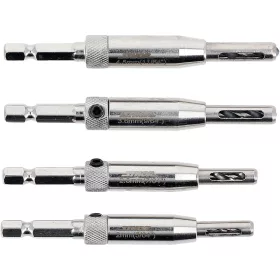   STHOR Önközpontosító fúró készlet 4 részes, 2–4,5 mm, 1/4” HEX (22750)