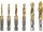 STHOR Fúró-csapfúró készlet M3–M10, 6 részes, HSS-TiN, 1/4” HEX (24200)