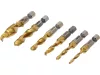 STHOR Fúró-csapfúró készlet M3–M10, 6 részes, HSS-TiN, 1/4” HEX (24200)