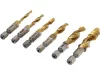 STHOR Fúró-csapfúró készlet M3–M10, 6 részes, HSS-TiN, 1/4” HEX (24200)