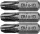 STHOR Bitkészlet 3 darab 1/4 PH3X25mm (65454)
