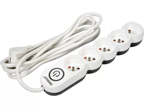 STHOR Elektromos hosszabbító  5 aljzattal, 3 m (72357)