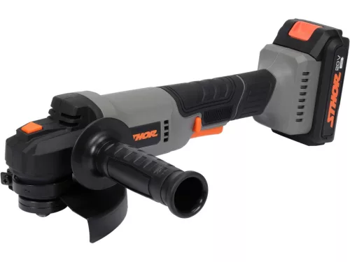 STHOR Ütvefúró és csavarozó, 26 Nm + sarokcsiszoló, 125 mm + akkumulátor, Li-Ion, 20 V, 2 Ah + töltő (78097)