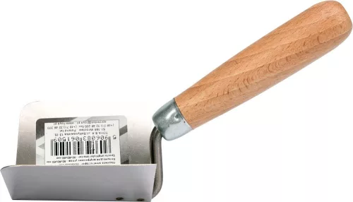 VOREL Kőműves kanál sarok belső Inox 80/60/60 (06150)