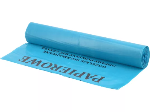 VOREL Szelektív hulladékgyűjtő zsák papírhoz 120 l, 40 µm, 10 db (10011)