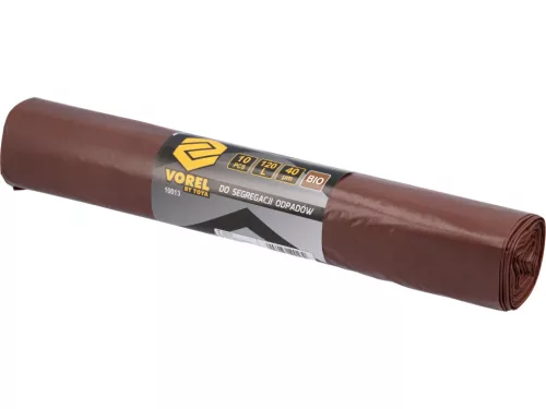 VOREL Biohulladékgyűjtő zsák 120 l, 40 µm, 10 db (10013)