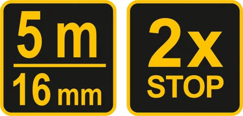VOREL mérőszalag 5m x16mm (10135)