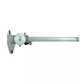   VOREL Tolómérő mérőórás, 0–150 mm, ±0,02 mm, rozsdamentes acél (15220)
