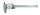VOREL Tolómérő mérőórás, 0–150 mm, ±0,02 mm, rozsdamentes acél (15220)