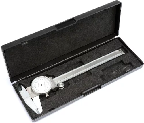 VOREL Tolómérő mérőórás, 0–150 mm, ±0,02 mm, rozsdamentes acél (15220)