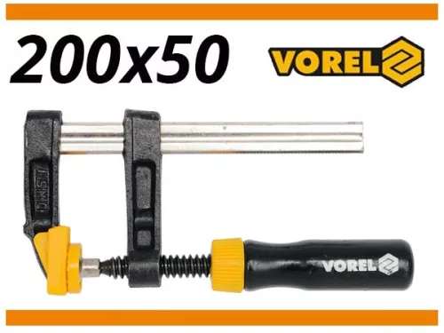 VOREL Gyorscsavarszorító 50x200 TÜV GS (37102)