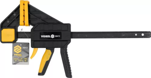 VOREL Nagy teherbírású gyorsszorító, 200 mm / 150 kg (38412)