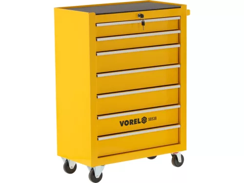 VOREL Szerszámos kocsi 7 fiókos, üres(58538)