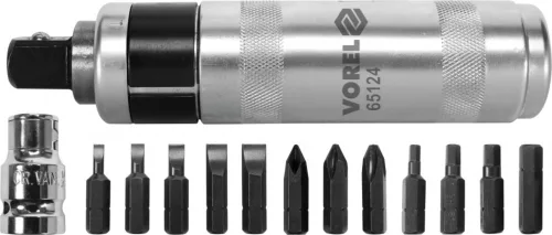VOREL Üthető csavarhúzó készlet CR-V, 14 db (65124)