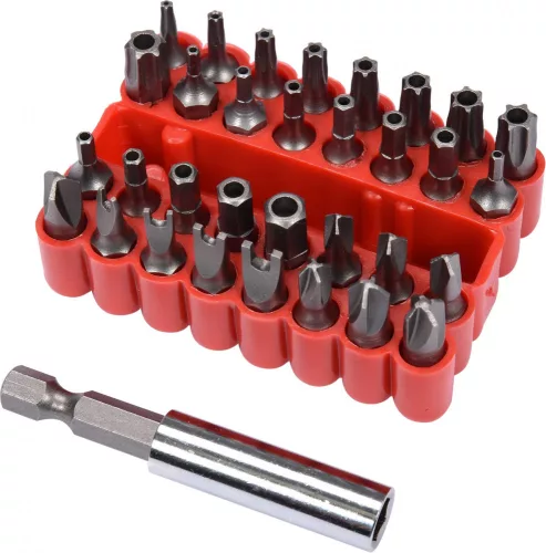 VOREL Bit készlet 33 részes 1/4 col (66330)