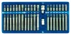VOREL Bithegy készlet 40 részes Imbusz, Torx, Spline (66400)
