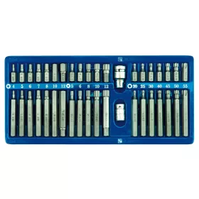   VOREL Bithegy készlet 40 részes Imbusz, Torx, Spline (66400)