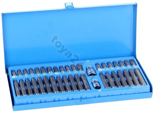 VOREL Bithegy készlet 40 részes Imbusz, Torx, Spline (66400)