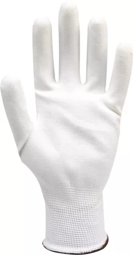 VOREL FEHÉR munka kesztyű méret 9 (74081)