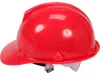 VOREL Munkavédelmi sisak piros HDPE (VO-74174)