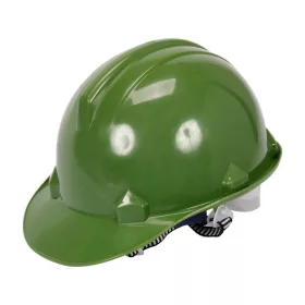 VOREL Munkavédelmi sisak zöld HDPE (VO-74176)