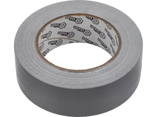 VOREL Szövetbetétes ragasztószalag 38 mm × 50 m, szürke (75239)