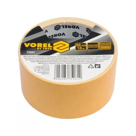 VOREL Kétoldalas szalag szőnyegpadlókhoz 50mmx10M (75261)