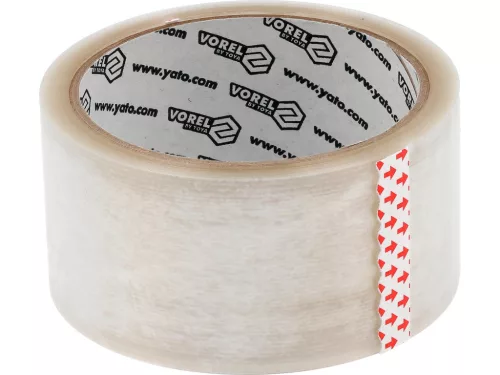 VOREL Csomagolószalag PP, átlátszó, 3 db, 48 mm x 50 m (75305)
