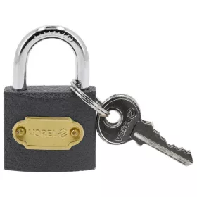VOREL Vas lakat 32 mm - szürke 3db kulcs (VO-77061)