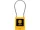 VOREL Kábeles lakat flexibilis rozsdamentes acélkábellel, 3,2 × 175 mm, nylon bevonattal, 2 kulccsal (77105)