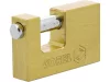 VOREL Lakat sárgaréz testtel, csapos zárral, 65 mm, 3 kulccsal (77211)