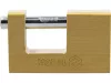 VOREL Lakat sárgaréz testtel, csapos zárral, 90 mm, 3 kulccsal (77213)