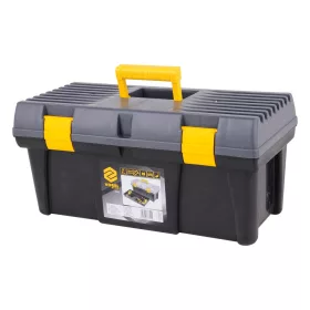   VOREL Szerszámosláda PVC műanyagból, 20”, 525 × 256 × 246 mm, kivehető tálcával (78802)
