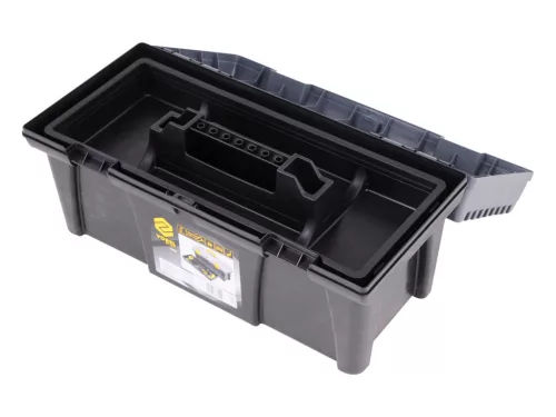 VOREL Szerszámosláda PVC műanyagból, 20”, 525 × 256 × 246 mm, kivehető tálcával (78802)