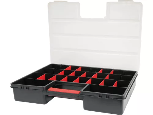 VOREL Rendszerező doboz Premium XL, állítható rekeszekkel, 46 × 32 cm (78819)