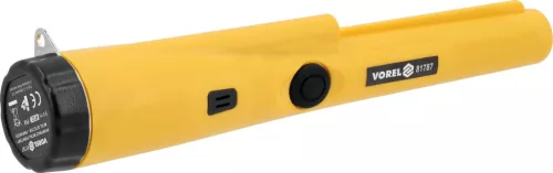 VOREL Fémkereső pinpointer talajhoz és falhoz, IP68 vízálló, 360° érzékelés, 5 cm, 3 m merülésig (81787)