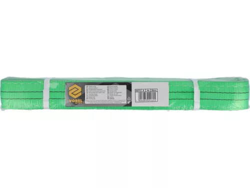 VOREL Emelőheveder kétrétegű poliészterből, 2 t, 4 méter, 60 mm, EN 1492-1 (82273)