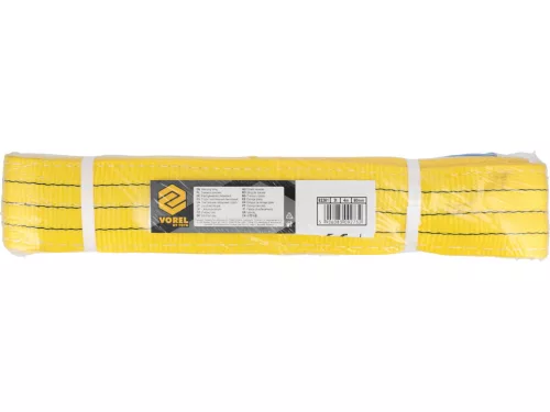 VOREL Emelőheveder kétrétegű poliészterből, 3 t, 4 méter, 90 mm, EN 1492-1 (82281)