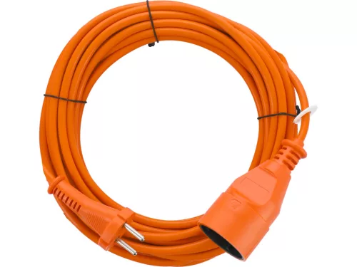 VOREL Elektromos hosszabbító kábel 10 m, 230 V, 2 × 1,5 mm², 1380 W, 1 aljzat (82671)