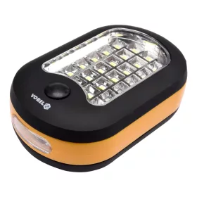   VOREL LED szerelőlámpa, mágneses, akasztóval, 24+3 LED, 3 × AAA elemes (82731)