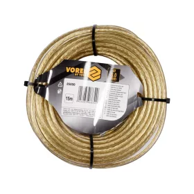   VOREL Vámzárkötél fonott acélsodronyból, 6 mm, 15 méter, plombálható (85000)