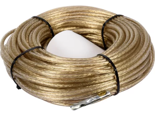 VOREL Vámzárkötél fonott acélsodronyból, 6 mm, 34 méter, plombálható (85003)
