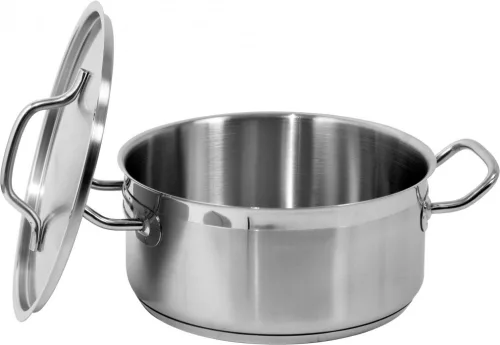 YATO Fedeles lábas nagykonyhai használatra, 5 l, 24 × 11 cm (YG-00041)
