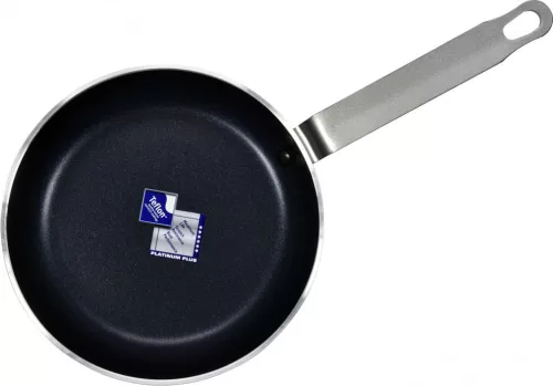 YATO Serpenyő nagykonyhai használatra, 24 cm, háromrétegű PTFE-bevonattal (YG-00131)